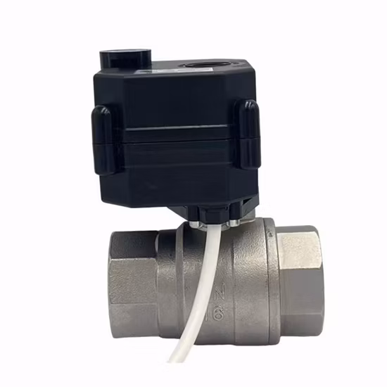 3/4-дюймовый DN20 AC12V DC12V латунный мини-шаровой клапан с электроприводом для воды